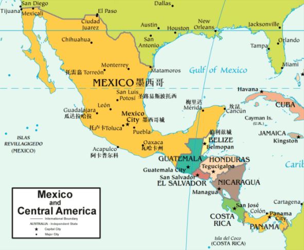 墨西哥亞馬遜fba倉(cāng)庫地址分布圖