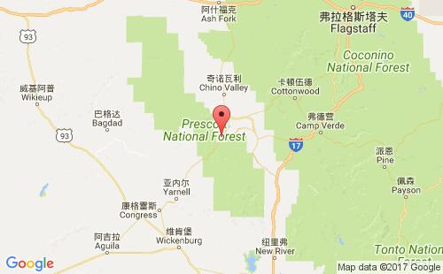 加拿大海運(yùn)港口普雷斯科特prescott港口地圖