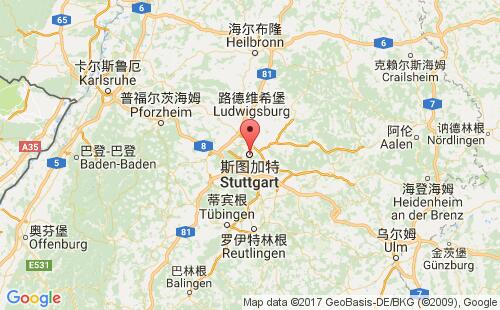德國(guó)港口斯圖加特stuttgart港口地圖