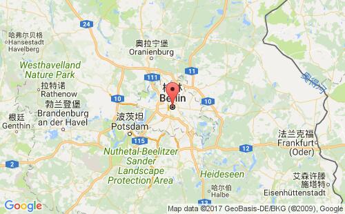 德國(guó)港口柏林berlin港口地圖