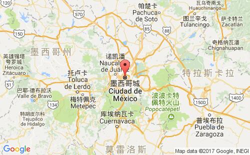 墨西哥海運港口墨西哥城mexico city港口地圖