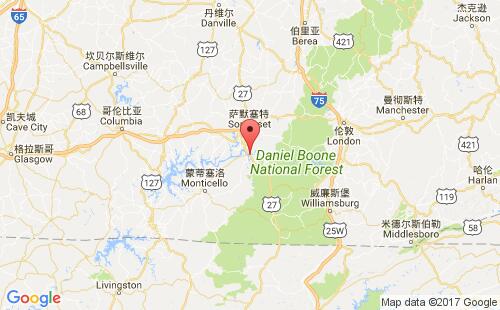 美國(guó)海運(yùn)港口伯恩賽德burnside港口地圖