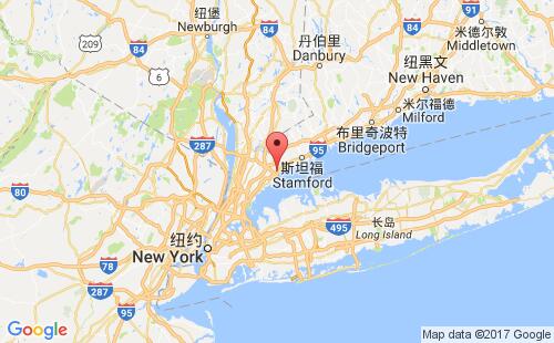 美國海運港口切斯特port chester,ny港口地圖