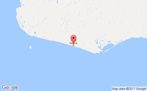 美國海運(yùn)港口諾姆nome港口地圖